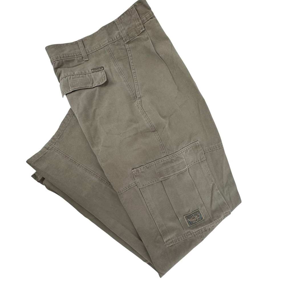 Zeppelin Outerwear Cargo Pants Mens 32x33 Tan Brown Rough N Rugged Utility